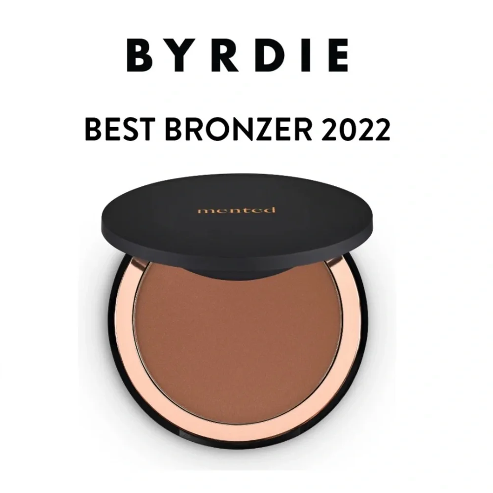 Mented Cosmetics Brown “Out of Office”Shade Bronzer Matte Pigmented Compact -NIB